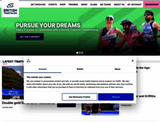britishtriathlon.org screenshot