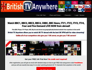 britishtvanywhere.com screenshot