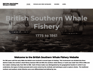 britishwhaling.org screenshot