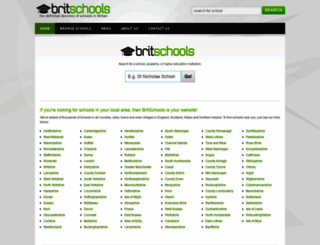 britschools.co.uk screenshot