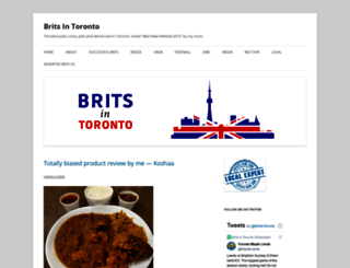 britsintoronto.com screenshot