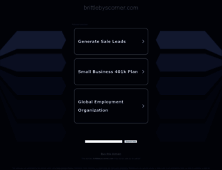 brittlebyscorner.com screenshot
