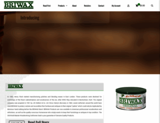 briwax.com screenshot