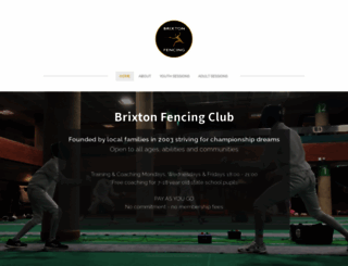 brixtonfencingclub.com screenshot
