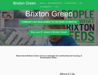 brixtongreen.org screenshot