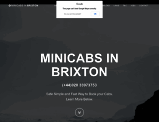 brixtonminicabs.co.uk screenshot