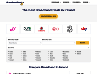 broadbanddeals.ie screenshot