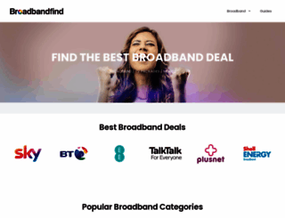 broadbandfind.co.uk screenshot