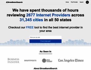 broadbandsearch.net screenshot