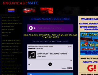 broadcastmatemusicradio.com screenshot