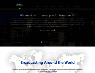 broadcastservicegroup.com screenshot
