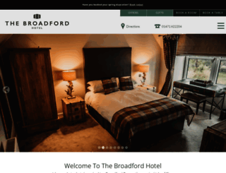 broadfordhotel.co.uk screenshot