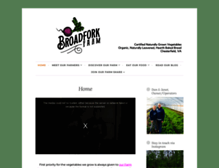broadforkfarm.net screenshot