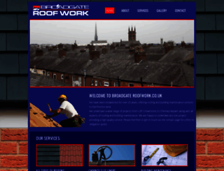 broadgateroofwork.co.uk screenshot