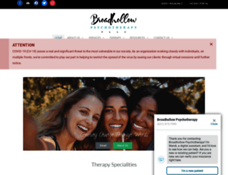 broadhollowpsychotherapy.com screenshot