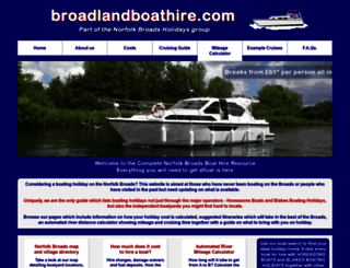 broadlandboathire.com screenshot