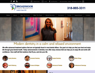 broadmoorfamilydental.com screenshot