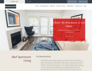 broadmoorhouston.com screenshot