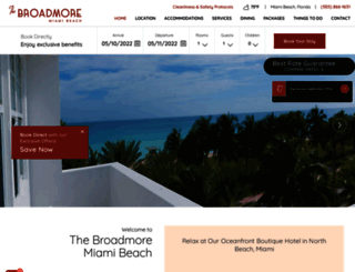 broadmoormiamibeach.com screenshot