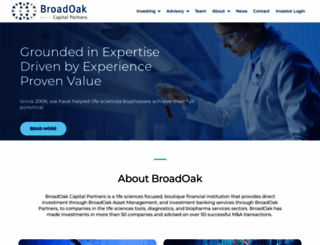 broadoak.com screenshot