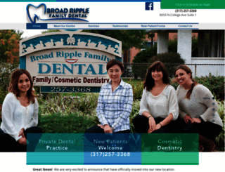 broadripplefamilydental.com screenshot