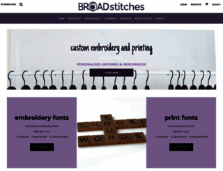 broadstitches.com.au screenshot