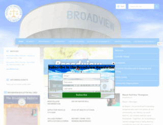 broadview-il.gov screenshot