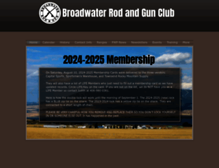 broadwaterrodandgun.com screenshot