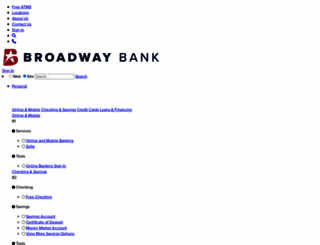 broadway.bank screenshot