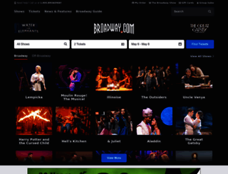 broadway.com screenshot