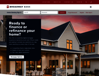 broadwaybank.com screenshot