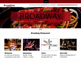 broadwayindianrestaurant.co.uk screenshot