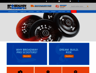 broadwayproscooter.com screenshot