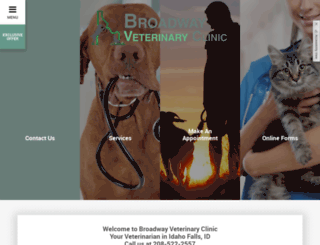 broadwayvetclinicid.com screenshot
