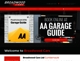 broadwoodcars.com screenshot