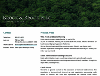 brockandbrocklaw.com screenshot