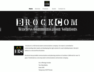 brockcominc.com screenshot