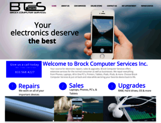 brockcomputerservices.com screenshot