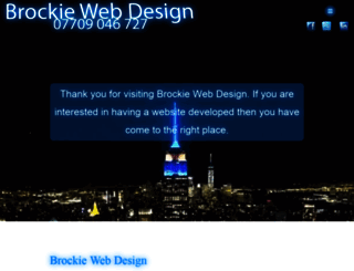 brockiewebdesign.com screenshot