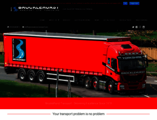 brocklehurst-transport.com screenshot