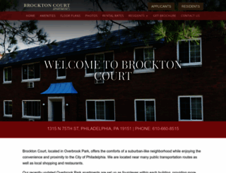 brocktoncourtapts.com screenshot