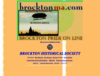 brocktonhistoricalsociety.org screenshot
