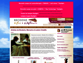 broderie-ici-ailleurs.com screenshot
