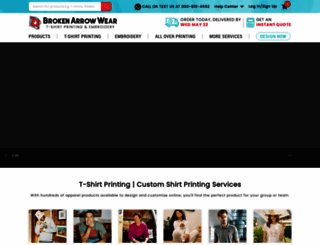 brokenarrowwear.com screenshot