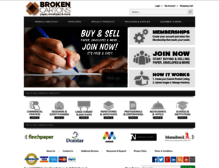 brokencartons.com screenshot