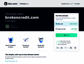 brokencredit.com screenshot