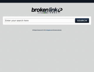 brokenlinkindex.com screenshot