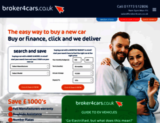 broker4cars.co.uk screenshot