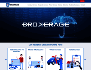brokerage-insurance.com screenshot