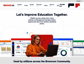 bromcom.com screenshot